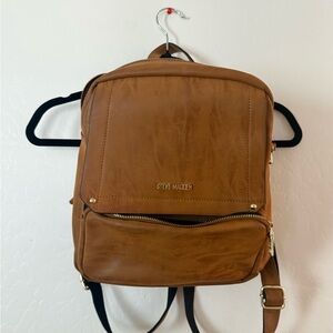 Steve Madden Tan Leather Backpack